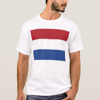 T Shirt with Flag of Netherlands