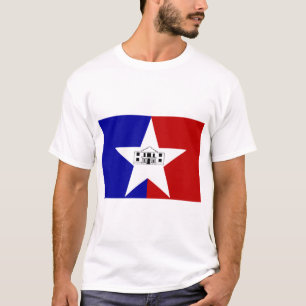 T Shirt with Flag of San Antonio City, Texas, USA