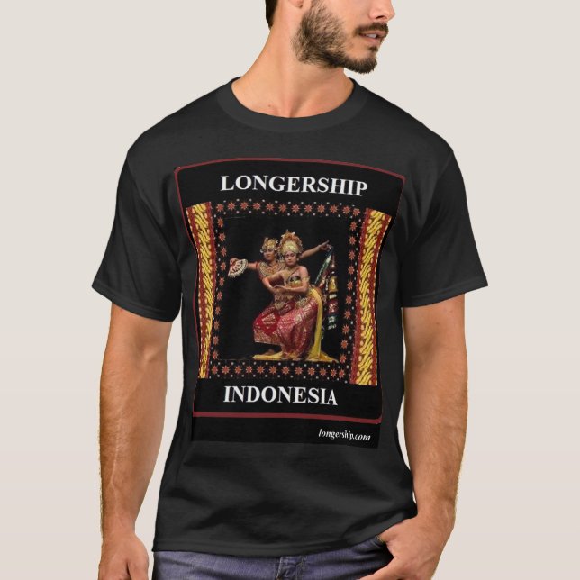 T-shirt with Indonesian motif (Front)