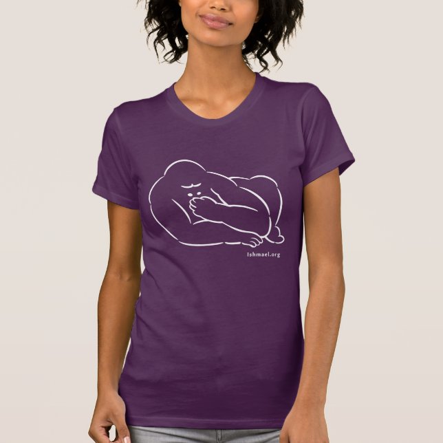 T-shirt with Ishmael drawing. (Front)