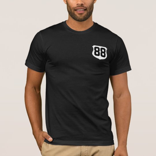 T-shirt with jersey number on front and back