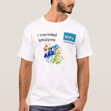 Shirt featuring the template Lysozyme