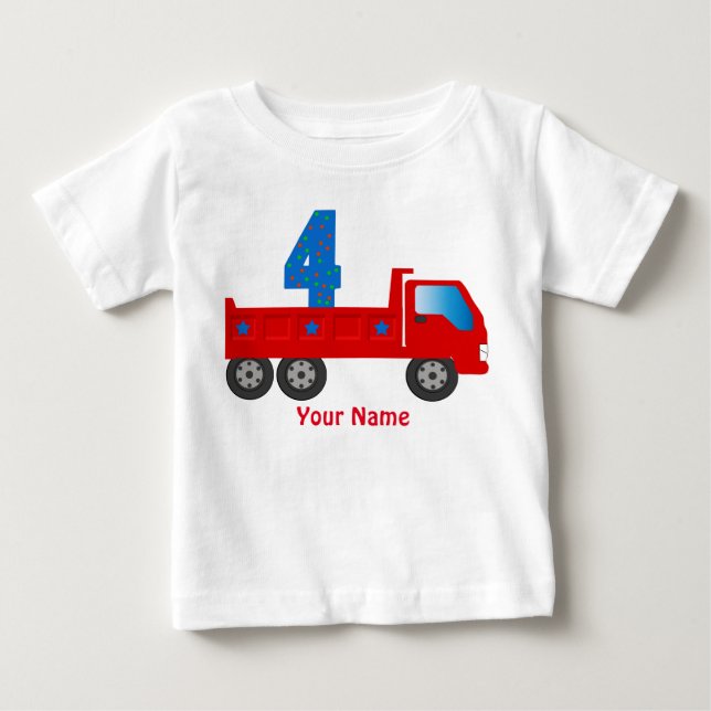 T-shirt With Number 4 (Front)