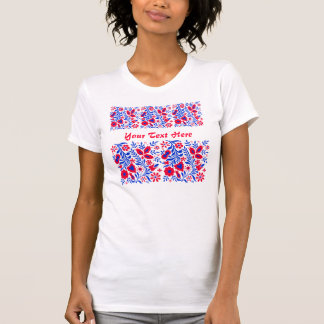 T-Shirt With Slovenian Motifs In National Colours