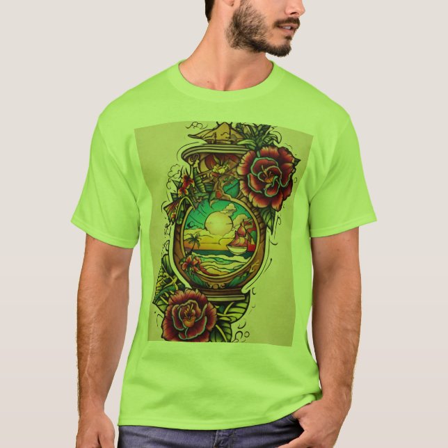 T shirt with tatoo (Front)