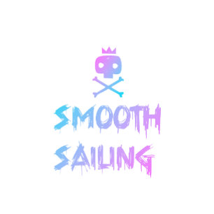 T-Shirt with text "smooth sailing"