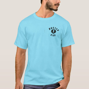 T-shirt with the Busted Bird logo