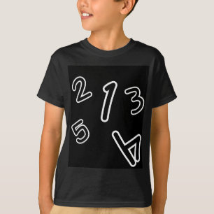 T-Shirt with the design of counting numbers