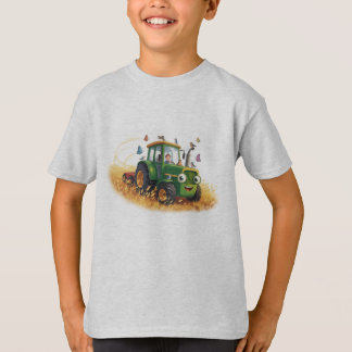 T-shirt with tractor