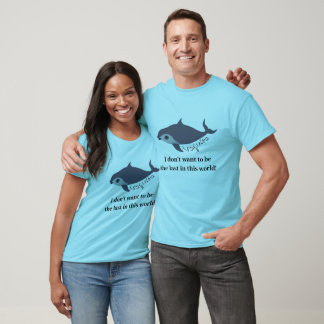 T-Shirt with vaquita and inscription
