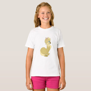 T-Shirt with Yellow Cat