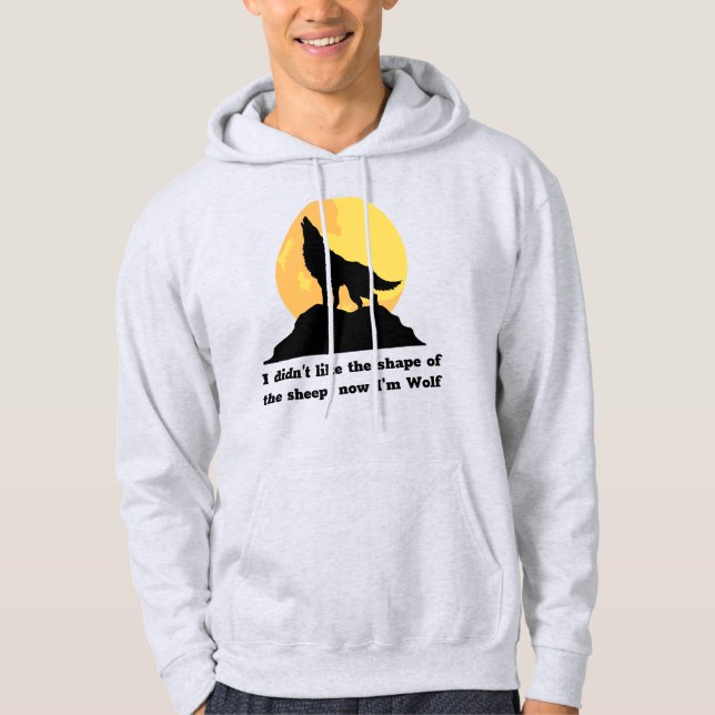 T-shirt Wolf Hoodie (Front)