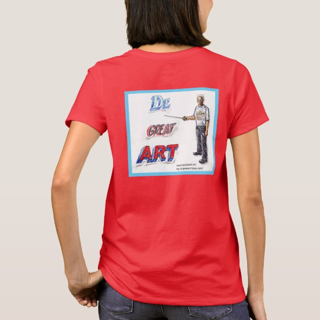 T-Shirt Women Art History Complete (Back)