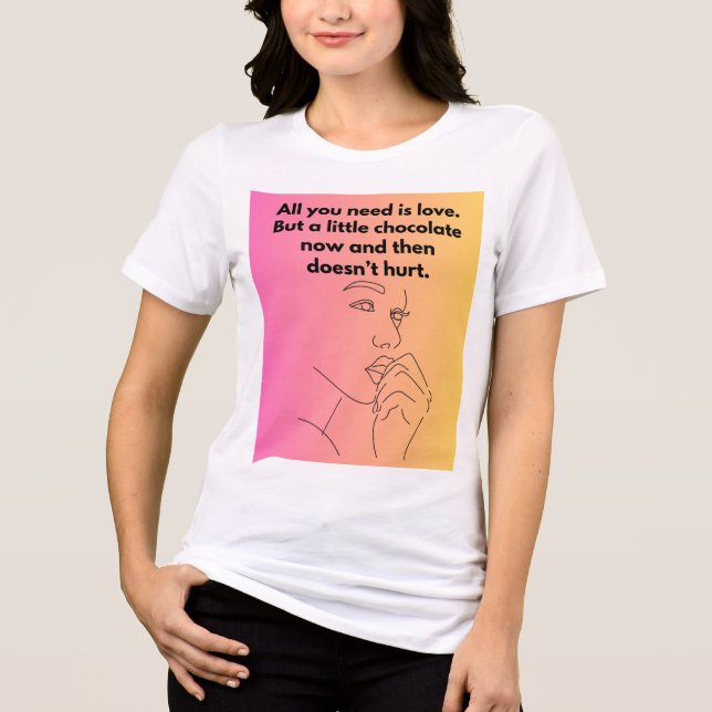T-shirt women  Tri-Blend shirt (Front)