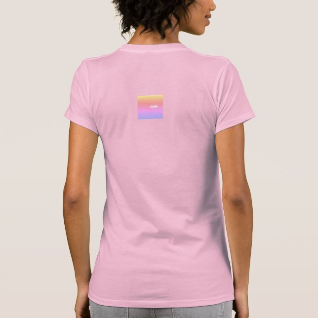 T-Shirt WOMENS COOL ECO STYLE DESIGN (Back)