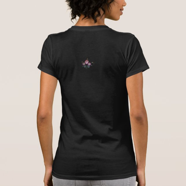 T-Shirt WOMENS FLOWERS STYLE DESIGN (Back)