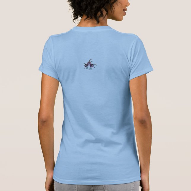 T-Shirt WOMENS FLOWERS STYLE DESIGN (Back)