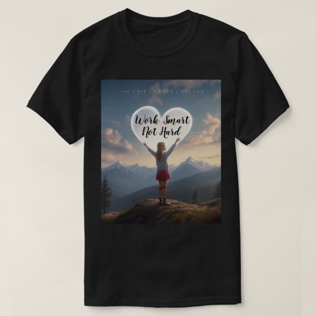 T-Shirt Work Smart not Hard   (Design Front)