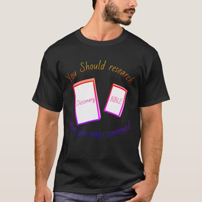 T-Shirt "You Should Research" (Front)