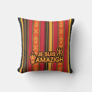T-SHIRT Z AMAZIGH MY BEAUTIFUL MOTIVE OF BER CULTU CUSHION