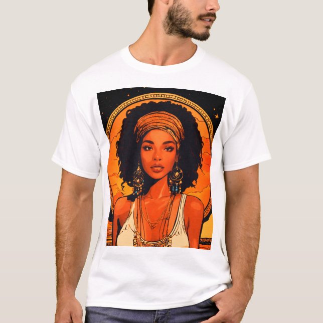T-ShirtBold and Stylish Girl Print Men's T-Shirt – (Front)