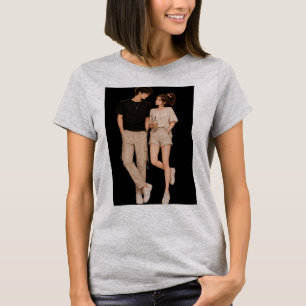 T-ShirtCouple Love Graphic T-Shirt Romantic Matc