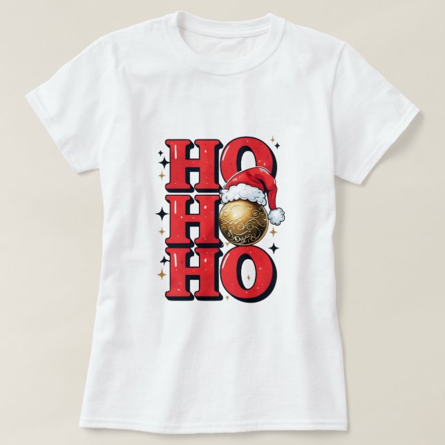 T-ShirtCozy Christmas Sweatshirt with Santa Claus  T-Shirt (Design Front)