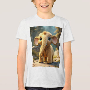 T-ShirtCute Baby Elephant T-Shirt   Adorable Eleph Tri-Blend Shirt