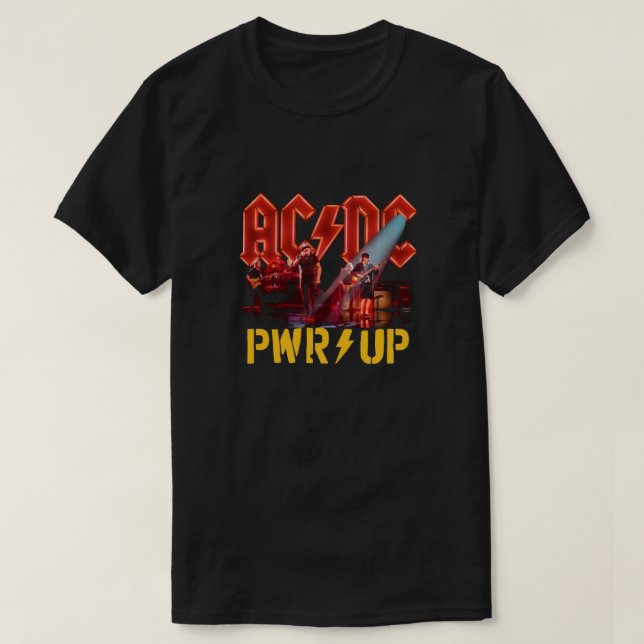 T-shirts ACDC Band Power Up Album (Design Front)