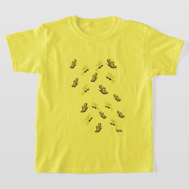 T-shirts : Butterflies (Laydown)
