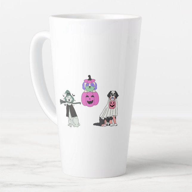  T-Shirts, Dad Gift, Kids clothing Latte Mug (Left Angle)