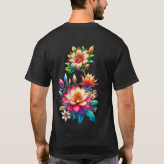 t-shirts design  "Colourful Floral Illustration" o