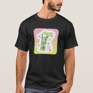 T-SHIRTS - MOJITO RECIPE COCKTAIL ART