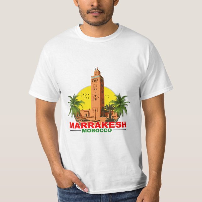 T-shirts of citys of morocco (Front)
