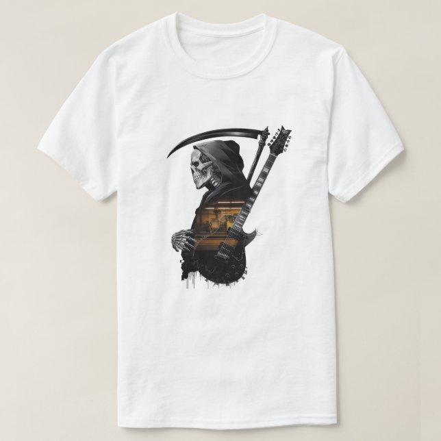 T-shirts rock and skull (Design Front)