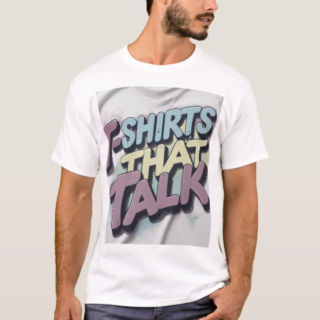 T-Shirts that Talk" (Front)