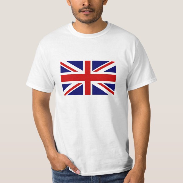 T Shirts with British Union Jack flag (Front)