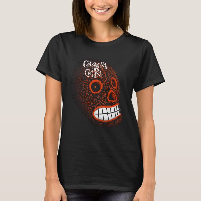 T-shirts with skull drawings (Front)