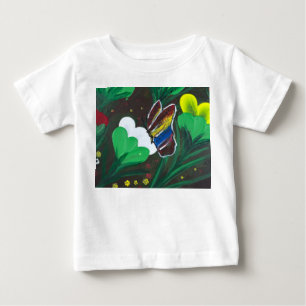T-Shrit-Handmade artwork-Butterfly Blossom Baby T-Shirt