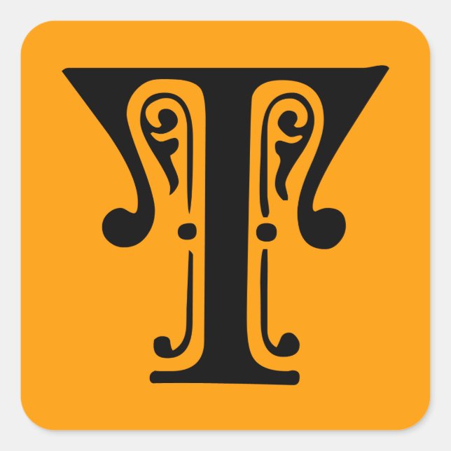 T SQUARE STICKER (Front)