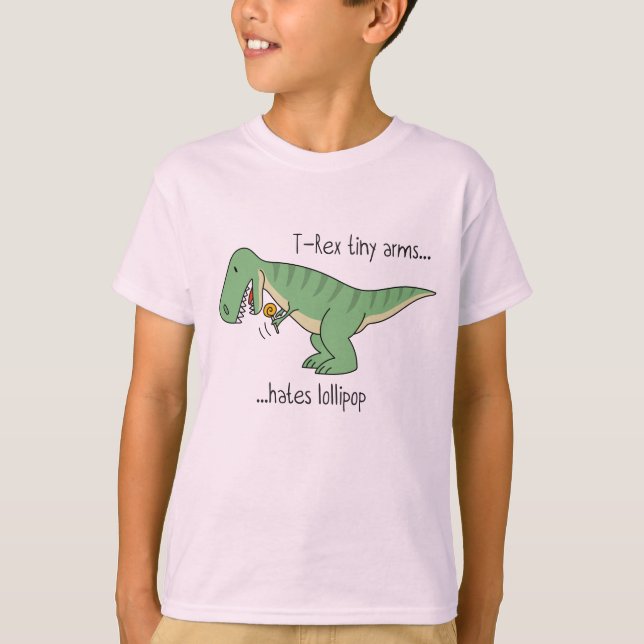 T-Tex tiny arms: lollipop T-Shirt (Front)