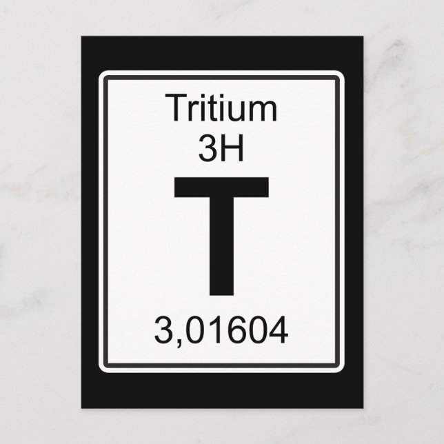 T - Tritium Postcard (Front)