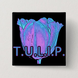 T.U.L.I.P 15 CM SQUARE BADGE