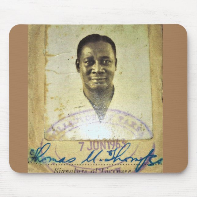 T U THOMPSON  ARCHITECT Mousepad (Front)