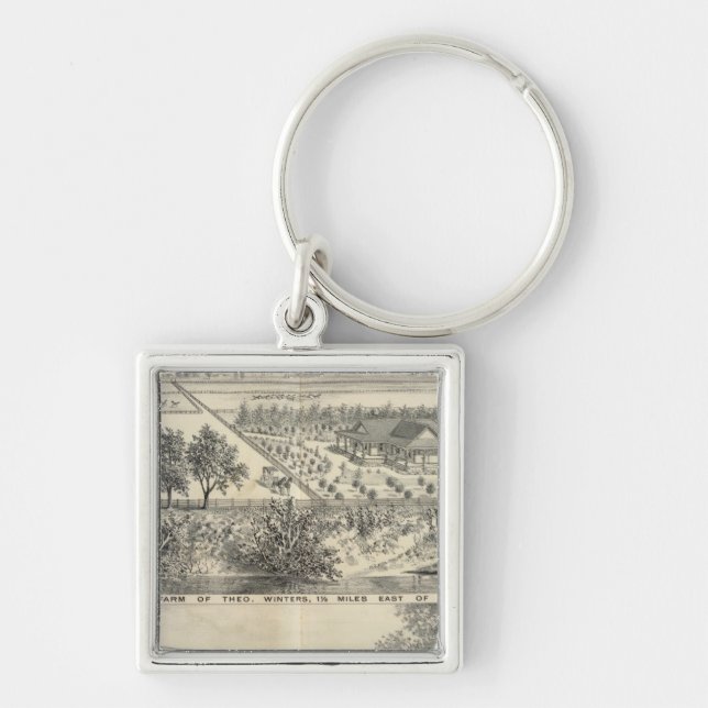 T Winters farm Key Ring (Front)