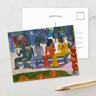 Ta Matete   Paul Gauguin Postcard