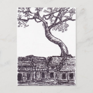 Ta Prohm, Siem Reap Postcard