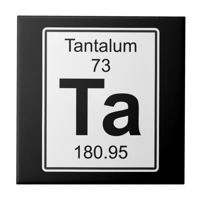Ta - Tantalum Tile (Front)