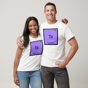 Ta - Tarantino Funny Chemistry Element Symbol Tee
