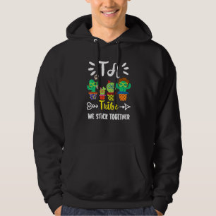 Ta Tribe  School Cute Cactus Crew Ta Teacher Squad Hoodie